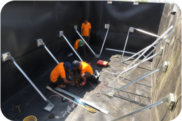 WINKO HDG Panel Tank with HDPE lining