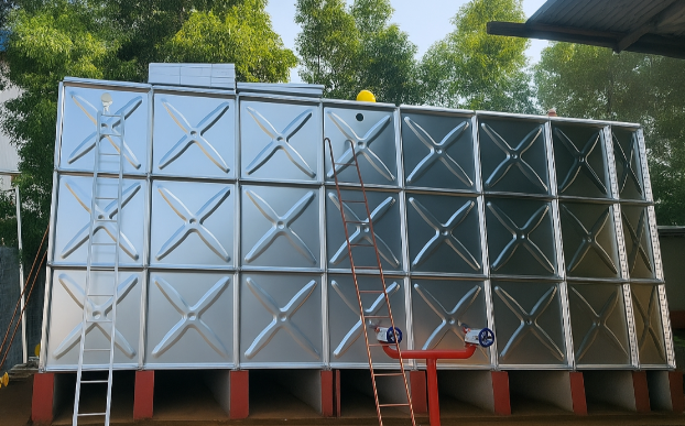 WINKO sectional panel tank installation